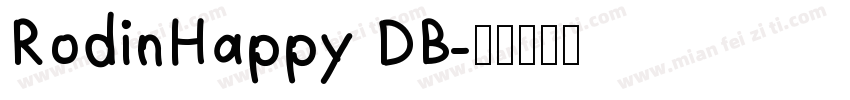 RodinHappy DB字体转换
